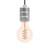 Suspension Eglo YORTH Noir, Argenté, 1 lumière