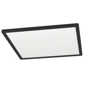 Plafonnier Eglo ROVITO-Z LED Noir, 1 lumière, Changeur de couleurs