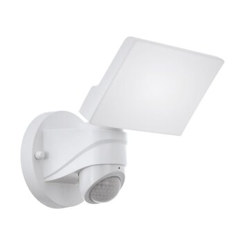 Applique murale EGLO PAGINO LED Blanc, 1 lumière, Détecteur de mouvement