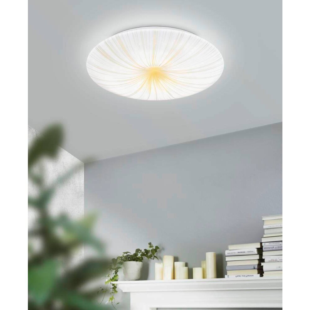 Plafonnier Eglo NIEVES LED Blanc, 1 lumière main product photo