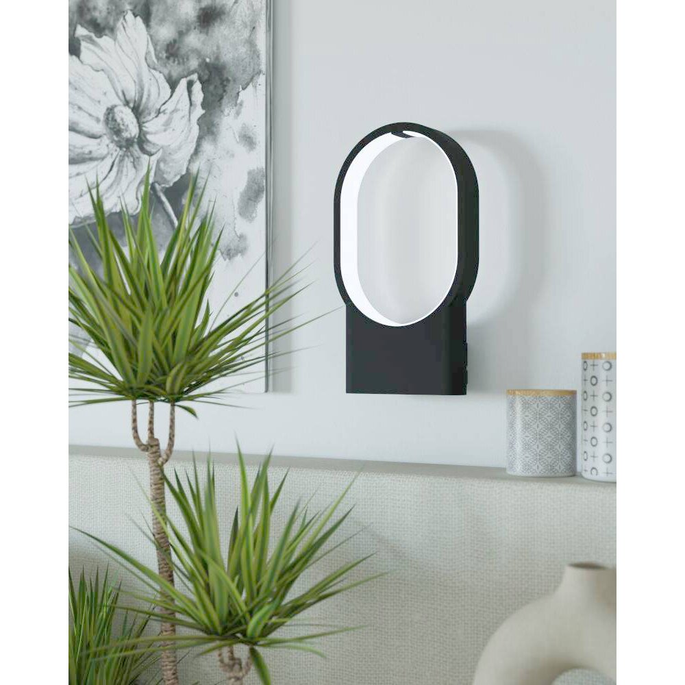 Applique murale Eglo CODRIALES LED Noir, 1 lumière main product photo