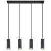 Suspension Globo ROBBY Noir, 4 lumières