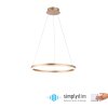 Suspension Leuchten-Direkt TITUS LED Laiton, 1 lumière