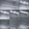 Suspension Paul Neuhaus PURE-COSMO LED Aluminium, 19 lumières, Télécommandes