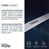 Suspension Paul Neuhaus PURE-COSMO LED Aluminium, 19 lumières, Télécommandes