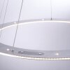 Suspension Paul Neuhaus PURE-COSMO LED Aluminium, 17 lumières, Télécommandes