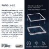 Plafonnier Paul Neuhaus PURE-LINES LED Aluminium, 1 lumière, Télécommandes