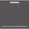 Suspension Paul Neuhaus PURE-LITE LED Acier inoxydable, 1 lumière
