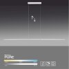 Suspension Paul Neuhaus PURE-LITE LED Acier inoxydable, 1 lumière