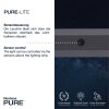 Suspension Paul Neuhaus PURE-LITE LED Anthracite, 1 lumière