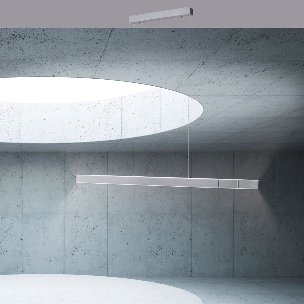 Suspension Paul Neuhaus PURE-LUME LED Aluminium, 6 lumières main product photo