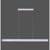 Suspension Paul Neuhaus PURE-LUME LED Aluminium, 6 lumières
