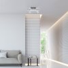 Plafonnier Paul Neuhaus PURE-MIRA LED Aluminium, 2 lumières, Télécommandes