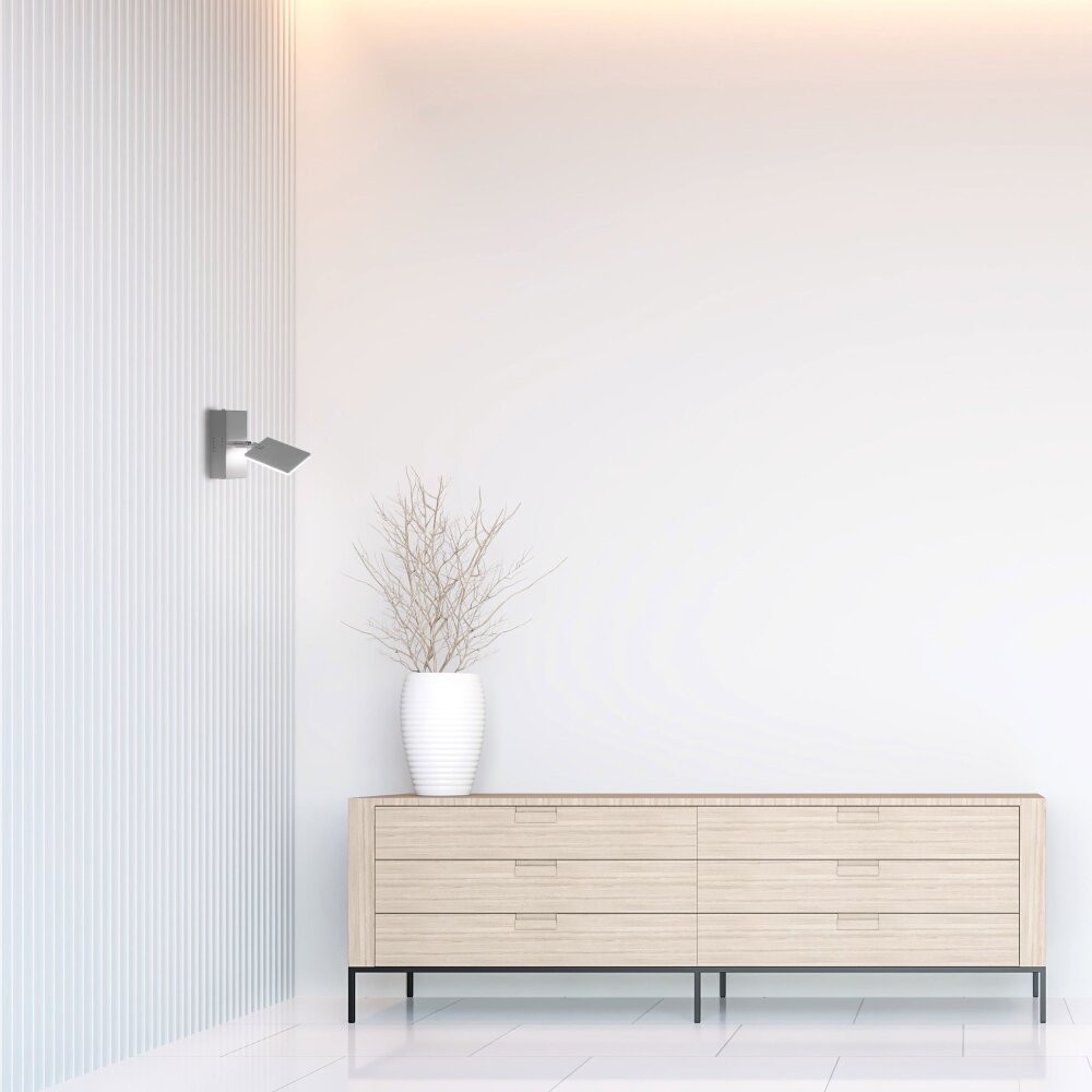 Applique murale Paul Neuhaus PURE-MIRA LED Aluminium, 1 lumière, Télécommandes main product photo