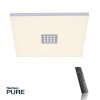 Plafonnier Paul Neuhaus PURE-NEO LED Aluminium, 5 lumières, Télécommandes