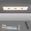 Plafonnier Paul Neuhaus PURE-NEO LED Aluminium, 3 lumières, Télécommandes