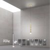 Suspension Paul Neuhaus PURE-VEGA LED Laiton, 3 lumières
