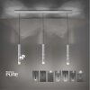 Suspension Paul Neuhaus PURE-VEGA LED Aluminium, 3 lumières