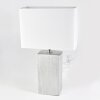 Lampe de table Boldrarias Chrome, Argenté, 1 lumière