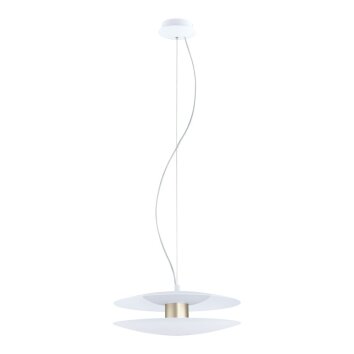 Suspension EGLO TRAPPETO LED Champagne, Blanc, 2 lumières