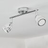 Plafonnier Morges LED Chrome, 2 lumières