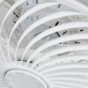 Ventilateur de plafond Azenha LED Blanc, 1 lumière, Télécommandes