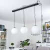 Suspension Karhia Noir, 3 lumières