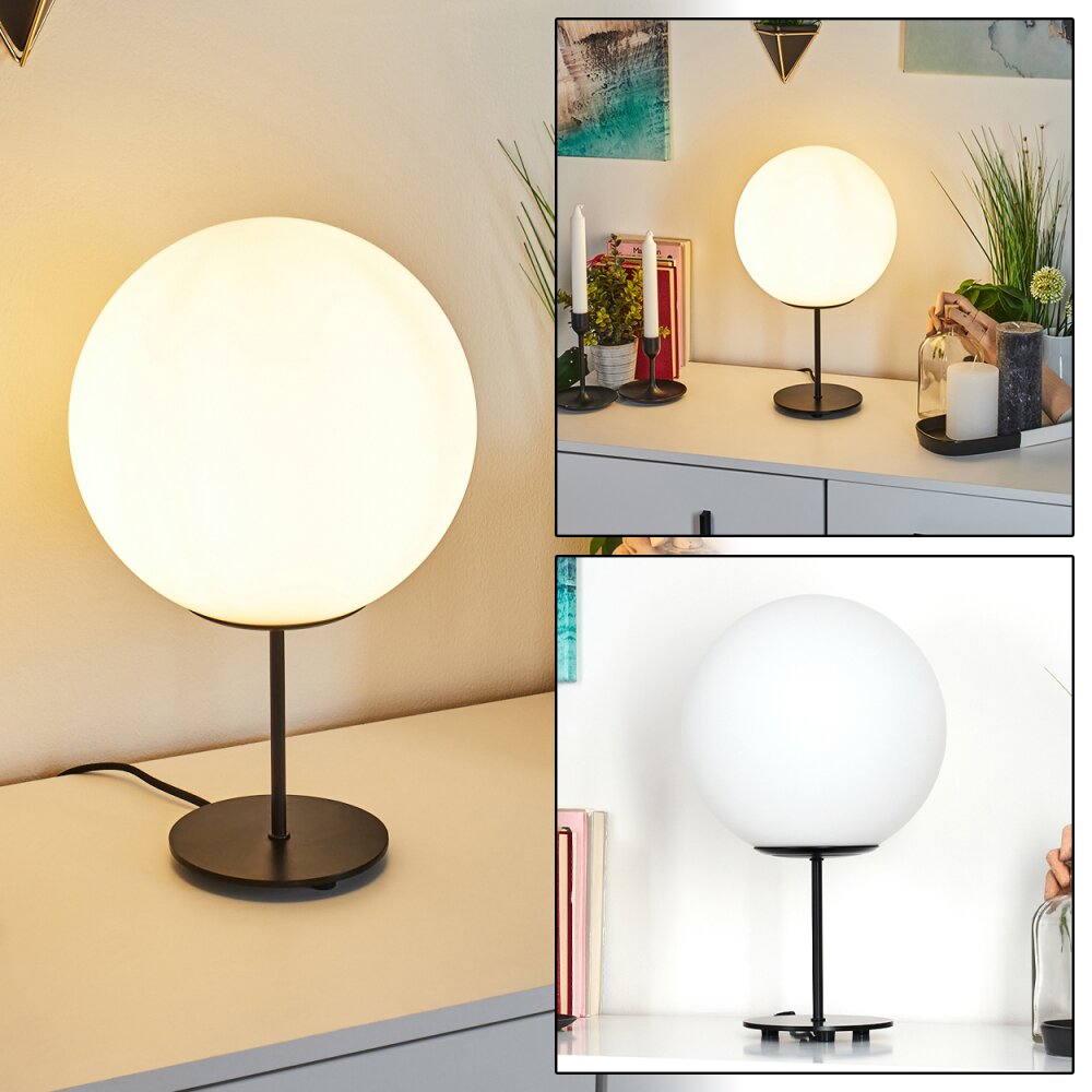 Lampe de table Karhia Noir, 1 lumière main product photo