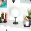 Lampe de table  Karhia Noir, 1 lumière