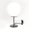 Lampe de table  Karhia Noir, 1 lumière