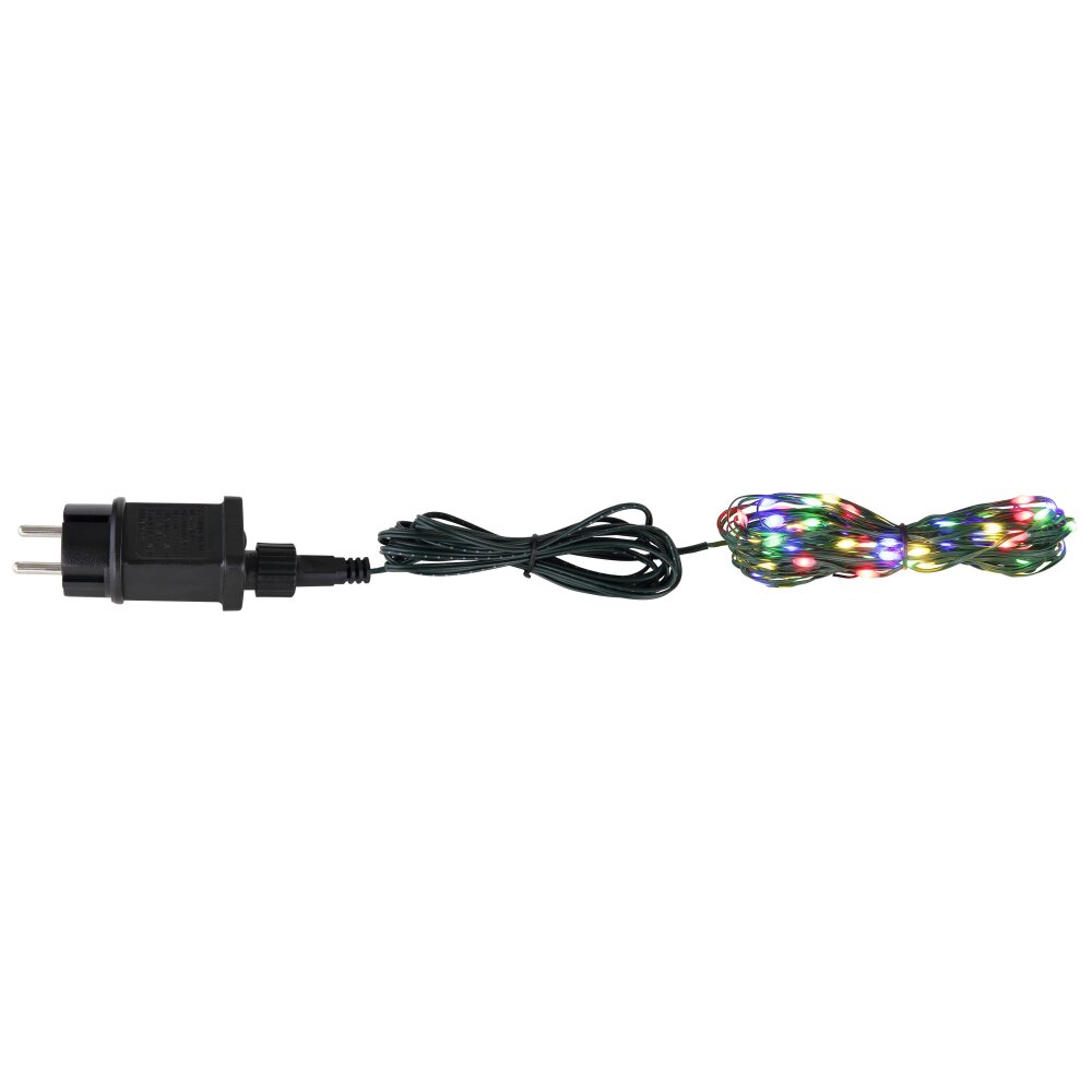Guirlande Globo LED Vert, 100 lumières, Changeur de couleurs main product photo
