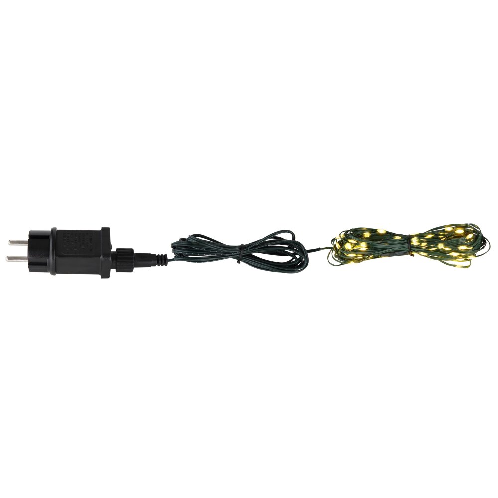Guirlande Globo LED Vert, 200 lumières main product photo