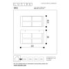 Applique murale d'extérieur Lucide NAVI Anthracite, 1 lumière