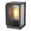 Applique murale d'extérieur Lucide CAGE LED Anthracite, 1 lumière