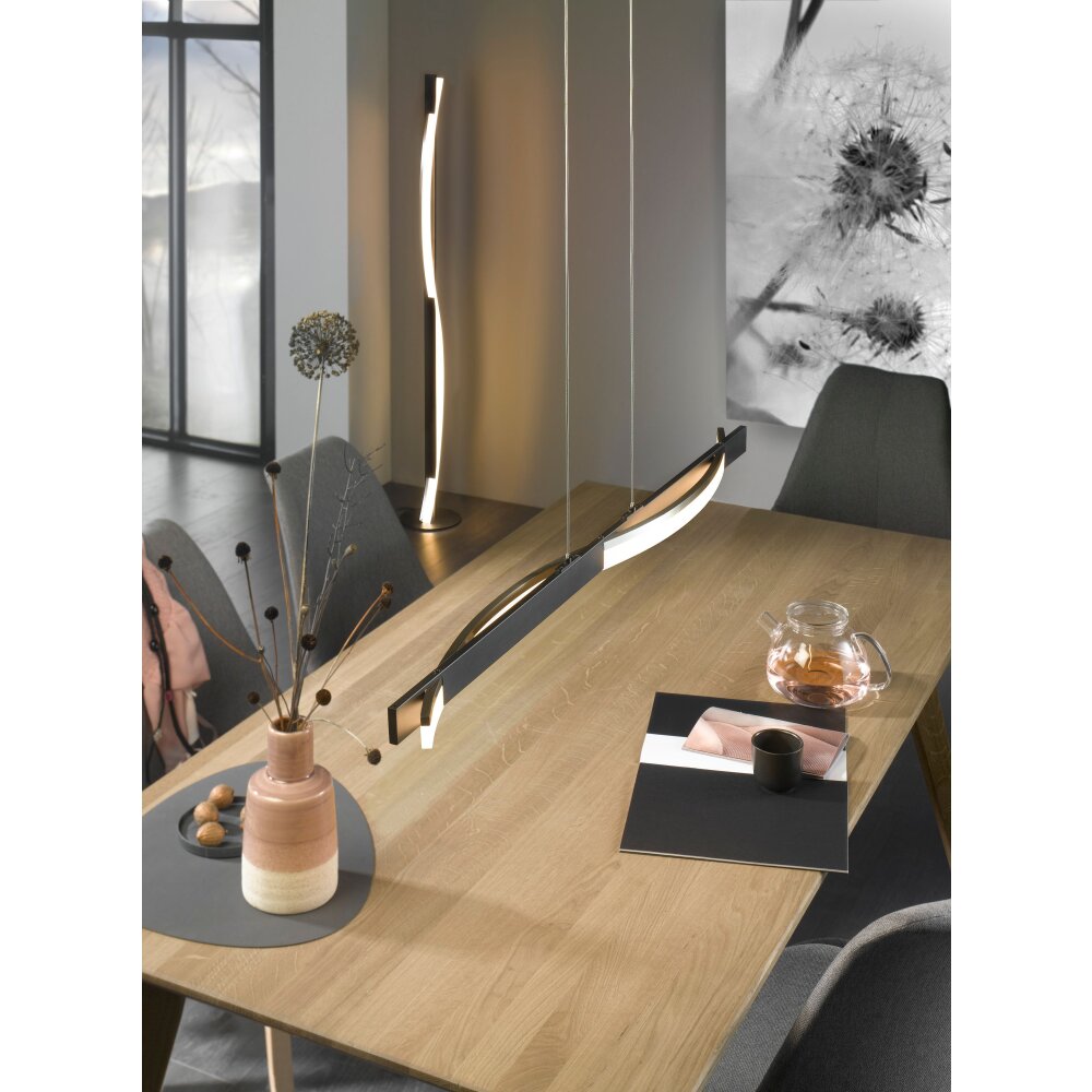 Lampadaire Fischer & Honsel Bridge LED Noir, 1 lumière main product photo