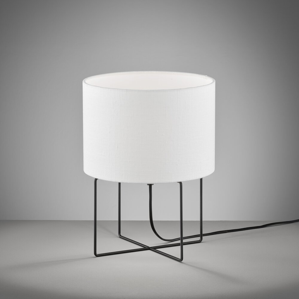 Lampe de table Fischer & Honsel Java Noir, 1 lumière main product photo
