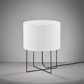 Lampe de table Fischer & Honsel Java Noir, 1 lumière