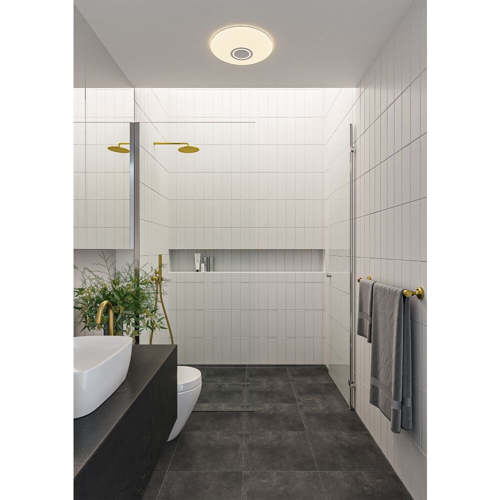 Plafonnier Nordlux DJAYSMART LED Blanc, 1 lumière, Changeur de couleurs main product photo