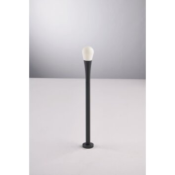Borne lumineuse Luce Design DROP Anthracite, 1 lumière Borne lumineuse Luce Design DROP Anthracite, 1 lumière