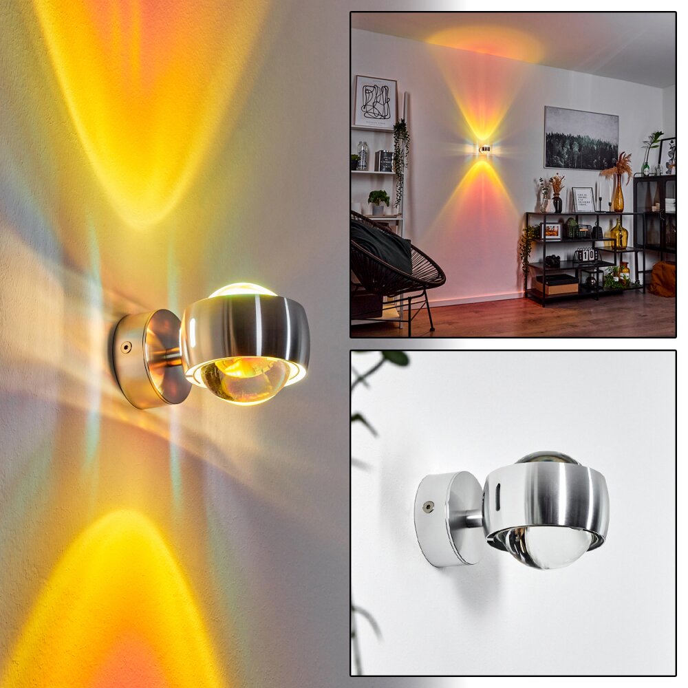 Applique murale Sapri Argenté, 1 lumière main product photo