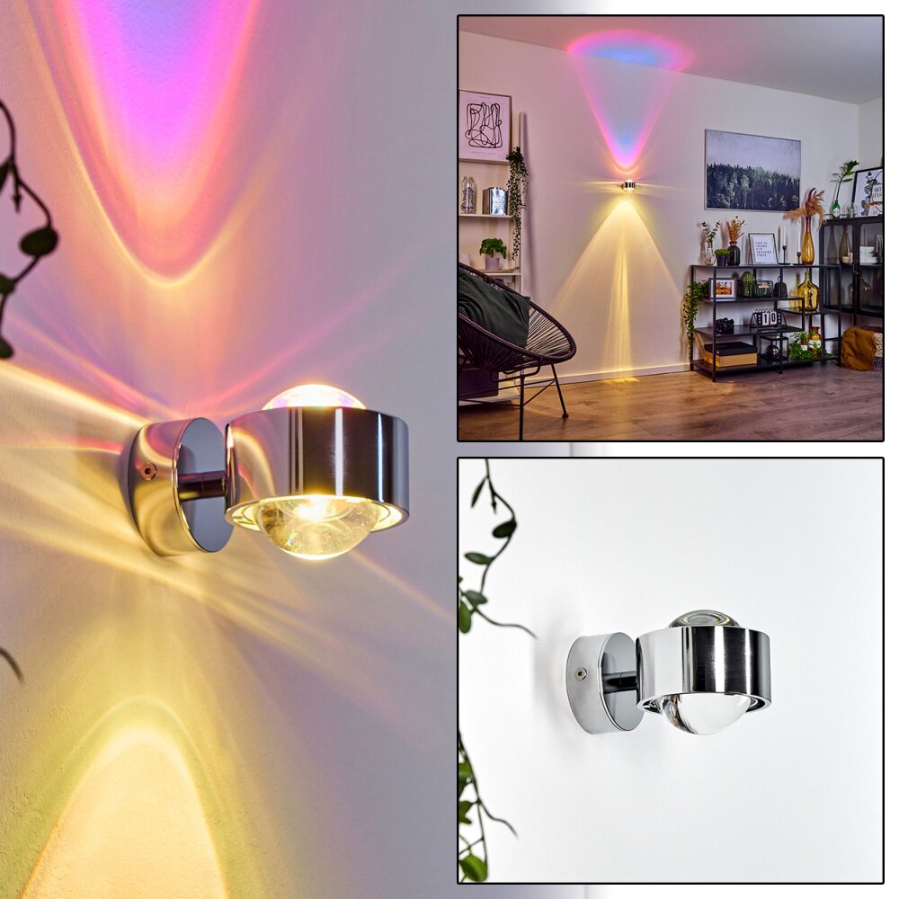 Applique murale Sapri Chrome, 1 lumière main product photo
