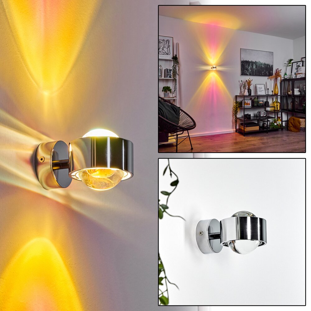 Applique murale Sapri Chrome, 1 lumière main product photo