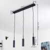 Suspension  Dalheim LED Noir, 3 lumières