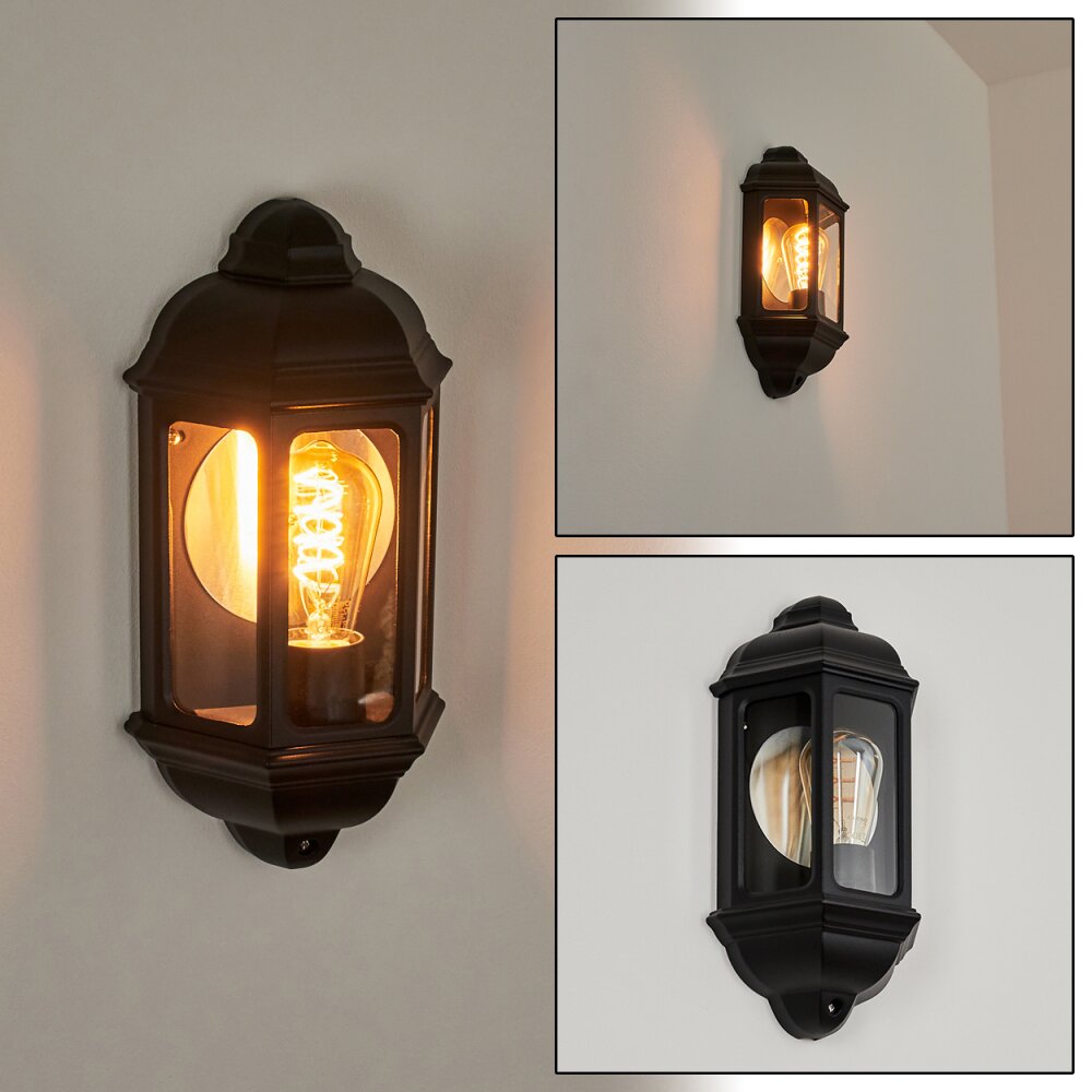 Applique murale d'extérieur Ouse Noir, 1 lumière main product photo