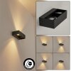 Applique murale d'extérieur  Fletcher LED Anthracite, 2 lumières