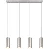 Suspension Globo ROBBY Nickel mat, 4 lumières