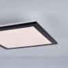 Plafonnier Leuchten-Direkt FLAT LED Noir, 1 lumière