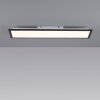 Plafonnier Leuchten-Direkt FLAT LED Noir, 1 lumière