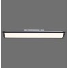 Plafonnier Leuchten-Direkt FLAT LED Noir, 1 lumière