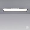 Plafonnier Leuchten-Direkt FLAT LED Noir, 1 lumière